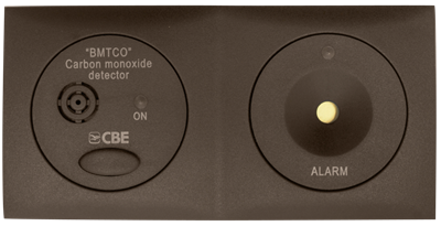 BMTCO 12V carbon monoxide detector (brown)