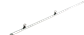 Zurrschienenset - Zurrschiene (2000x50x11,5mm)